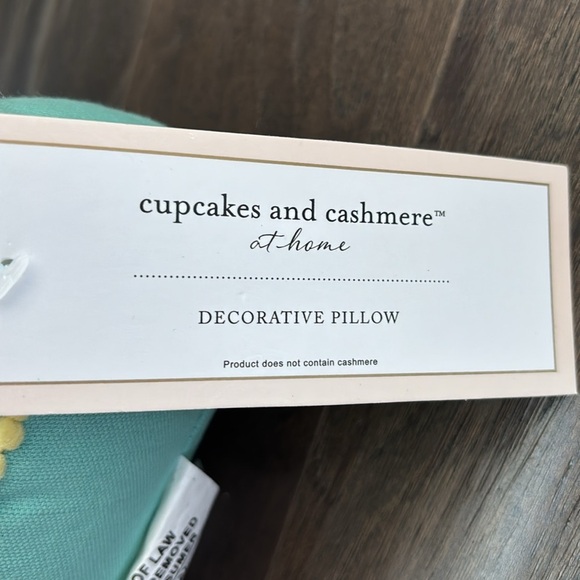 Bunny Shape Pastel Quilted Pom Pom trim throw decor pillow,Easter,Spring,rabbit - Picture 6 of 8